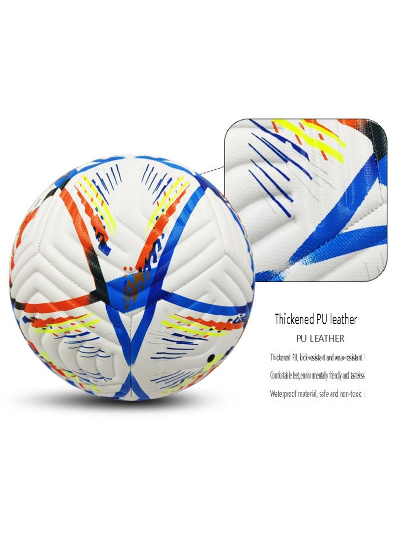 Generic Training Football Size 5, Indoor Outdoor Soccer Training Ball Football for Playground Soccer Players  - Image 3