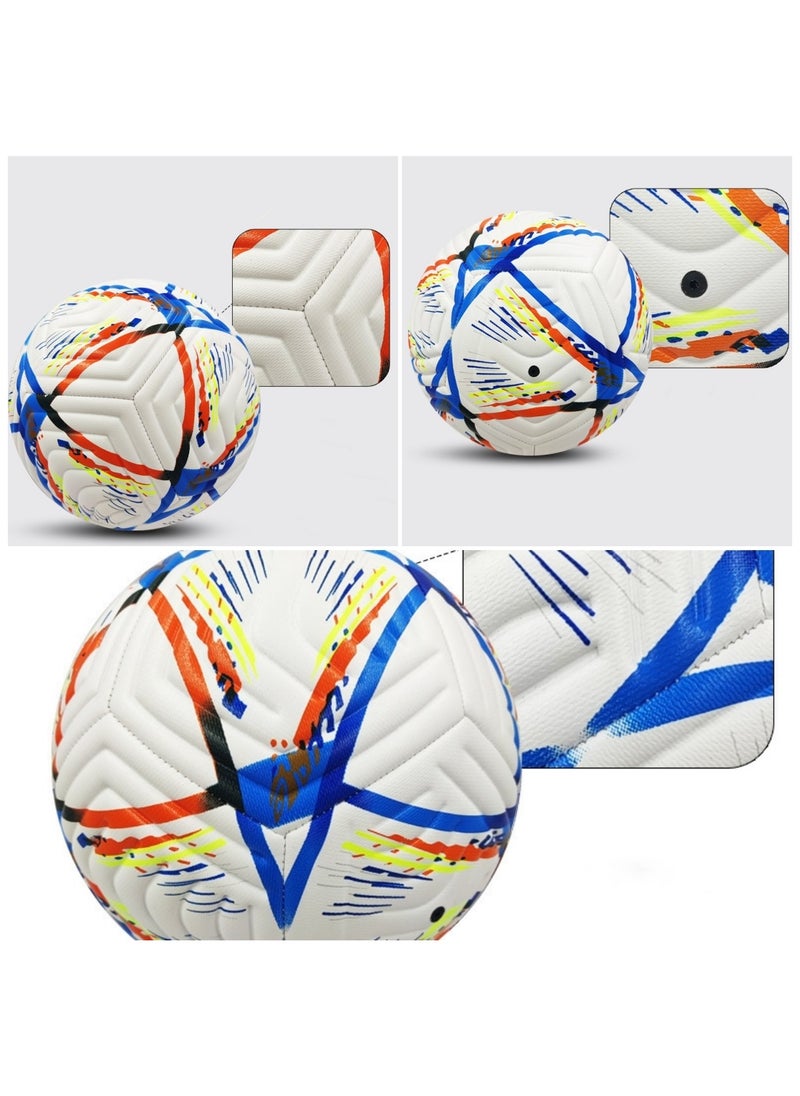 Generic Training Football Size 5, Indoor Outdoor Soccer Training Ball Football for Playground Soccer Players  - Image 4