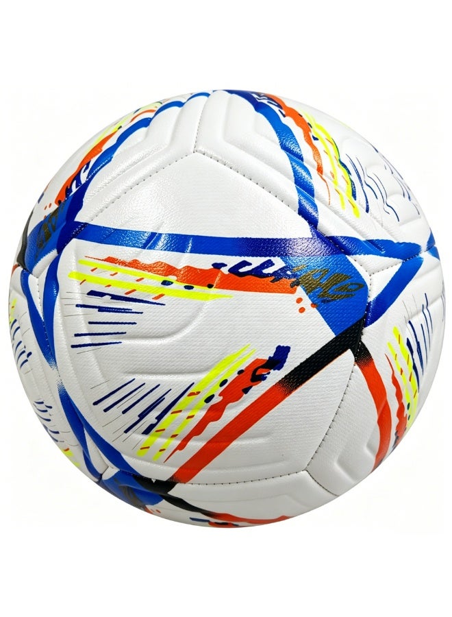Training Football Size 5, Indoor Outdoor Soccer Training Ball Football for Playground Soccer Players - Image 1