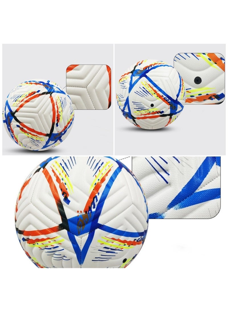 Training Football Size 5, Indoor Outdoor Soccer Training Ball Football for Playground Soccer Players - Image 5