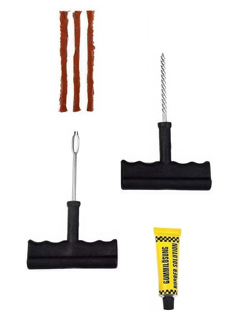 3 - Pieces Tubeless Tire Puncture Repair Kit - Image 3