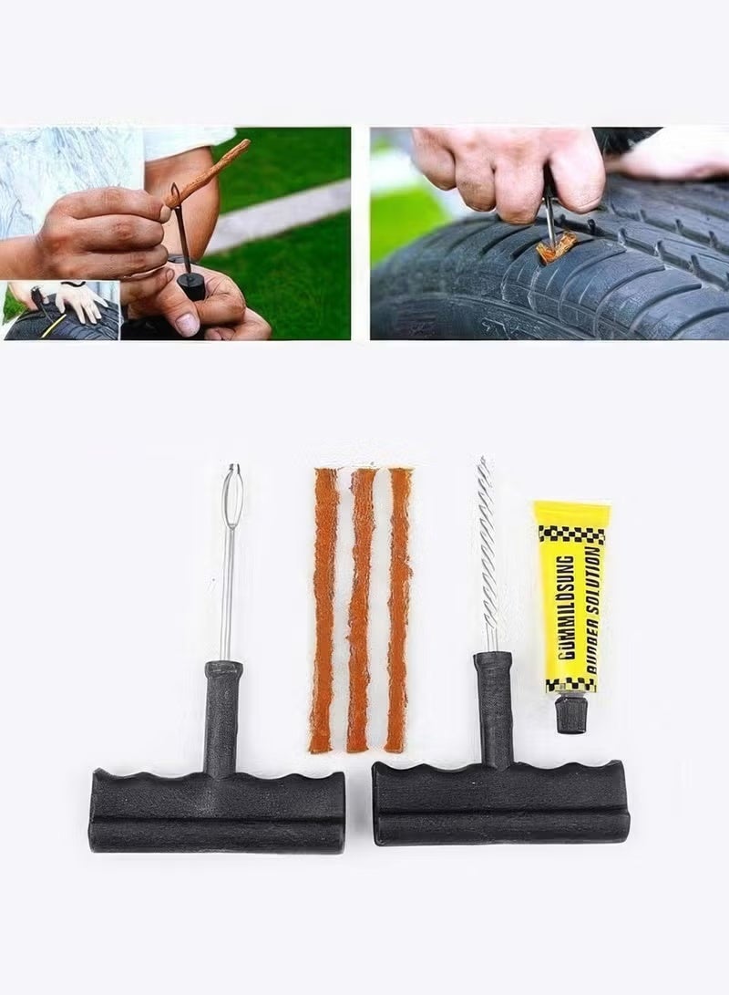 3 - Pieces Tubeless Tire Puncture Repair Kit - Image 2