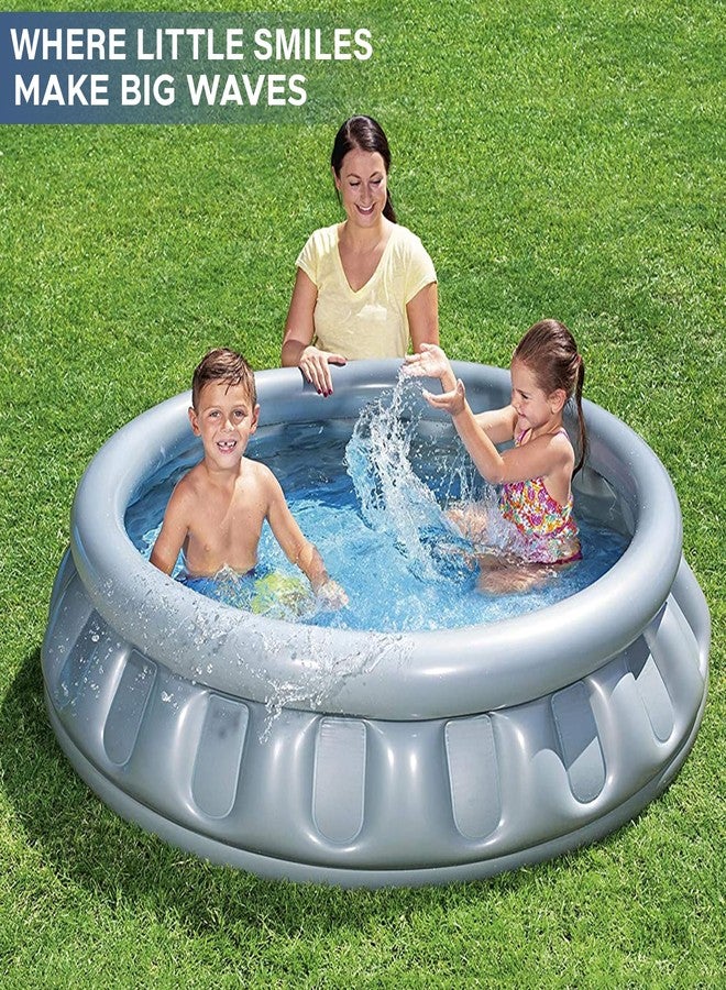 NHR Inflatable Space Ship Pool for Kids, Portable Home Pool Bathtub 512L Water Capacity, Quick Setup Baby Bath Tub, Mini Water Pool for Indoor Outdoor Garden Balcony (3+ Years) - Image 2