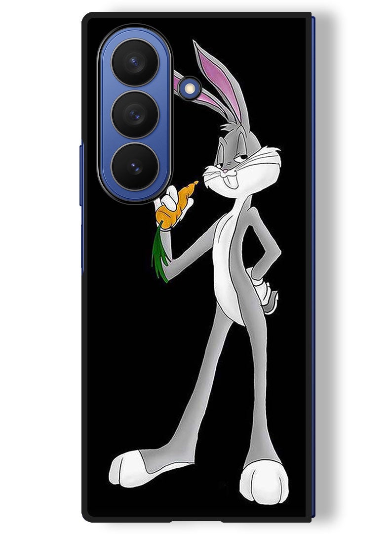 Theodor Case Compatible with Samsung Galaxy Z Fold 7 - 8 Inch Protection Shockproof Bumper Cover Rabbit - Image 1