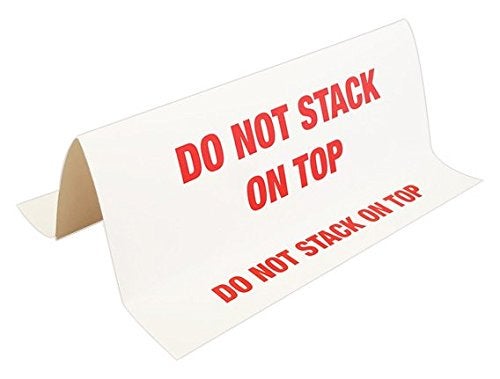 MR-LABEL MR Label Company Do Not Stack 3D Tent Labels, 12" L x 11" W, 100 per Pack - Image 3