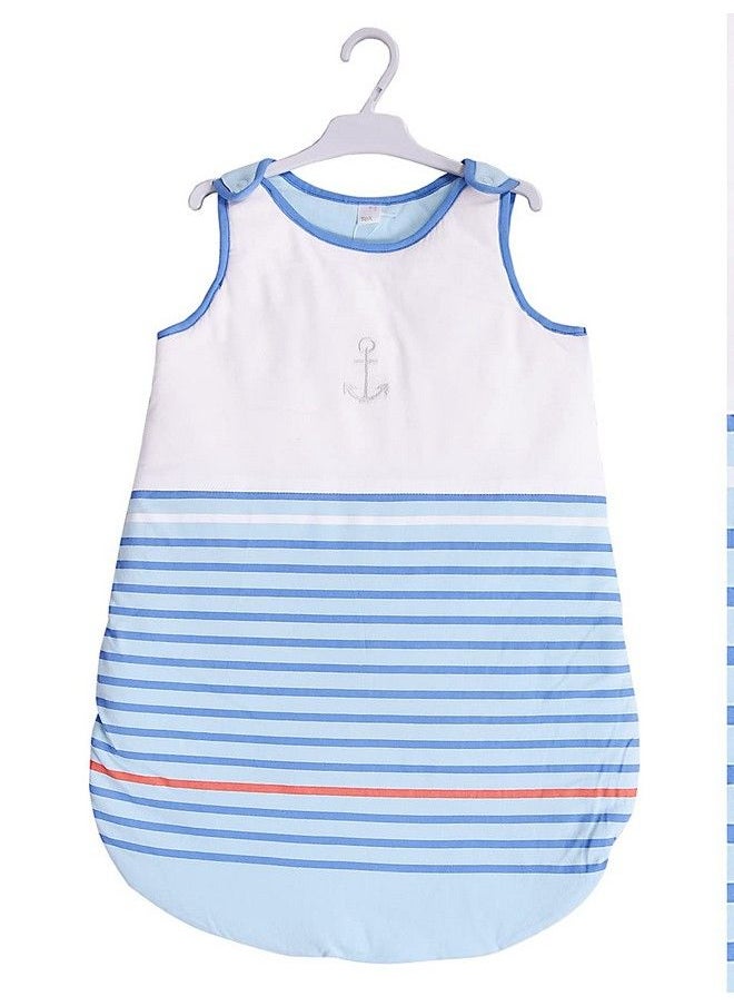 MOM'S HOME Momshome Organic Cotton Baby Sleeping Bag (0 6 Months) Blue  - Image 2
