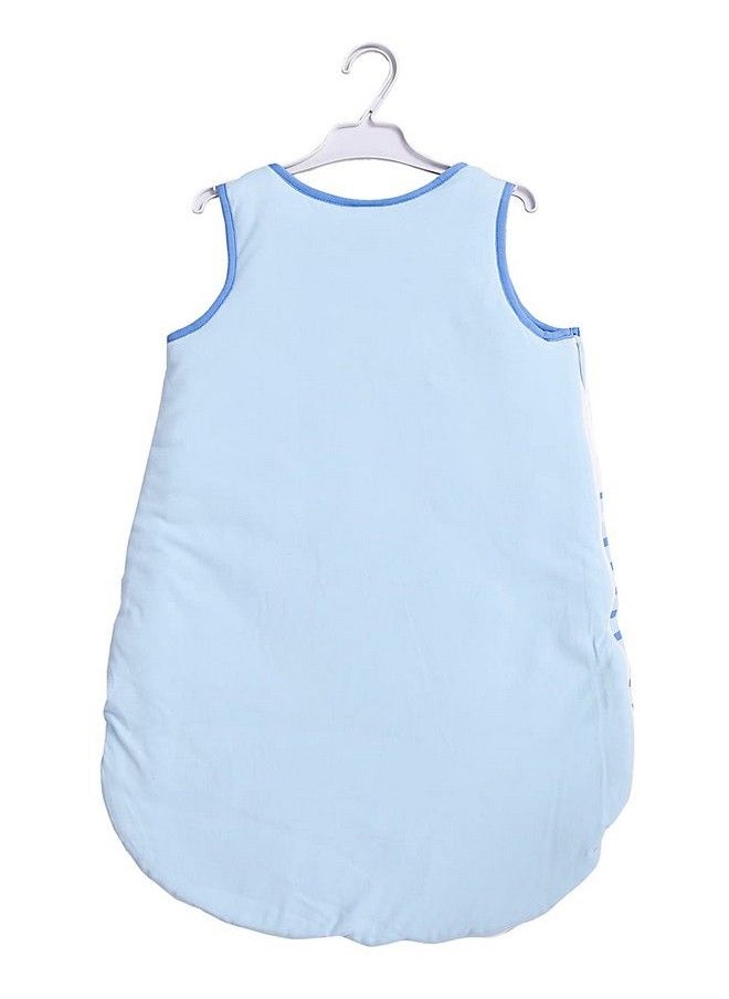 MOM'S HOME Momshome Organic Cotton Baby Sleeping Bag (0 6 Months) Blue  - Image 3