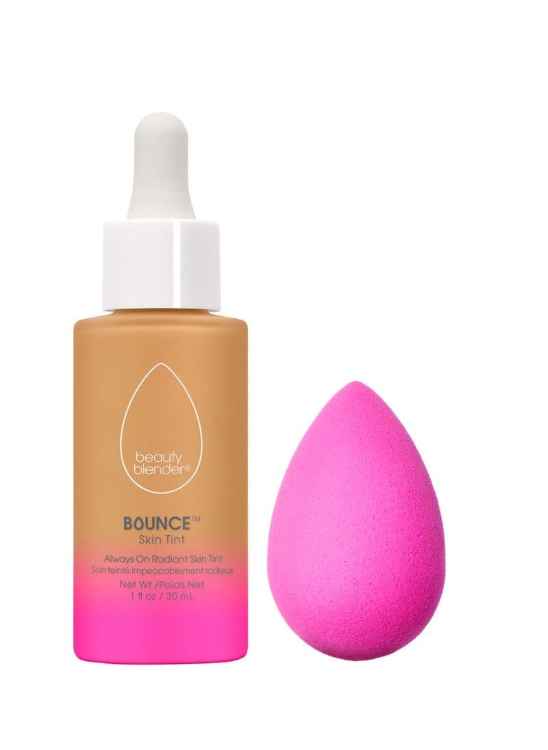 beautyblender Beautyblender 12-Hour Always on Radiant Skin Tint (Tan 1) & Original Pink Beauty Blender Makeup Sponge Bundle 