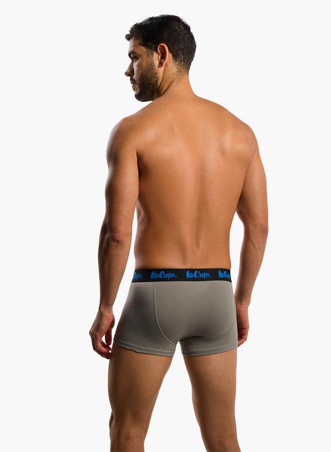 Lee Cooper Men Printed Waist Trunks - Pack of 3 - Image 4