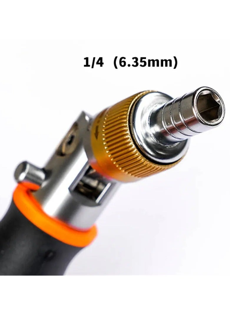 10 in 1 Ratcheting Screwdriver Set with Universal Socket Featuring High Quality Chrome Vanadium Alloy Steel Construction Complete Cordless Accessories Kit for Effortless DIY Master  - Image 3