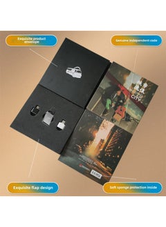 Generic Car Music Usb Flash Disk 2024 Lossless High Sound Quality Car Classic Popular Popular Usb Song Usb Flash Disk-Color:2hpu Plate Gift Box + Adapter + Genuine Music-Capacity:32gb + Classic + Dj And Other 2,000 Songs 100 Mv  - Image 1