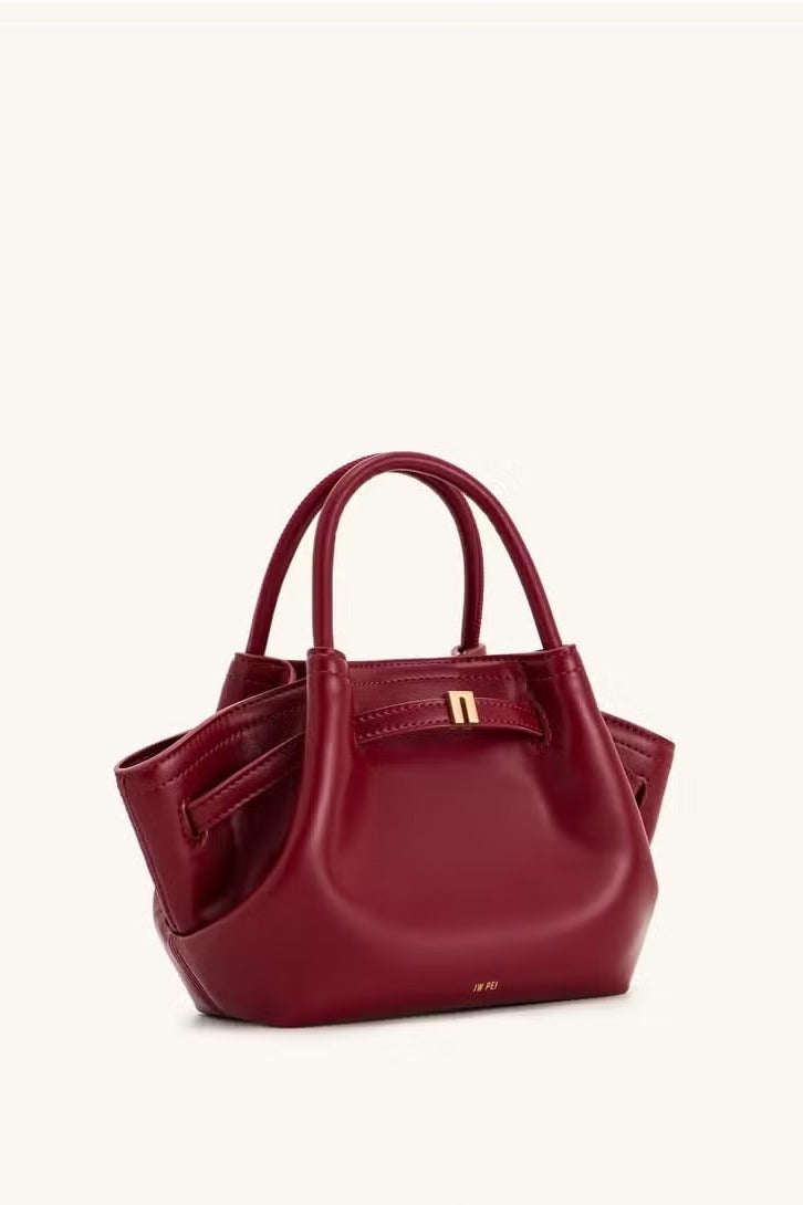 JW PEI Hana Mini Dumpling Bag - Women's Small Crossbody  Shoulder Bag for Work and Daily Use - RED - Image 2