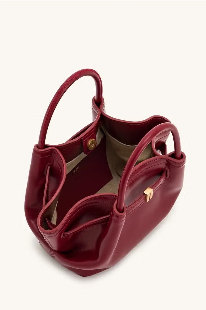 JW PEI Hana Mini Dumpling Bag - Women's Small Crossbody  Shoulder Bag for Work and Daily Use - RED - Image 3