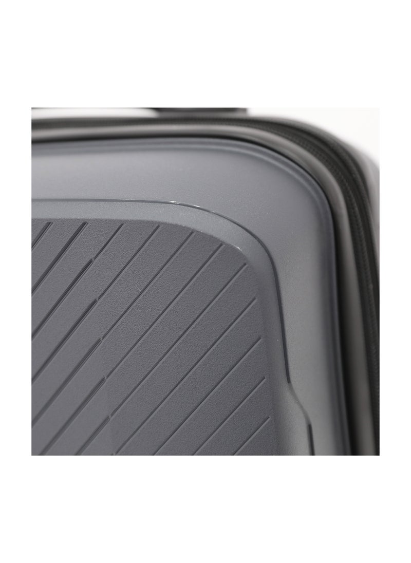 GIORDANO Unbreakable Hardshell PP Luggage Trolley Bag 20 inch Cabin Size With Double Spinner Wheels,Grey  - Image 3