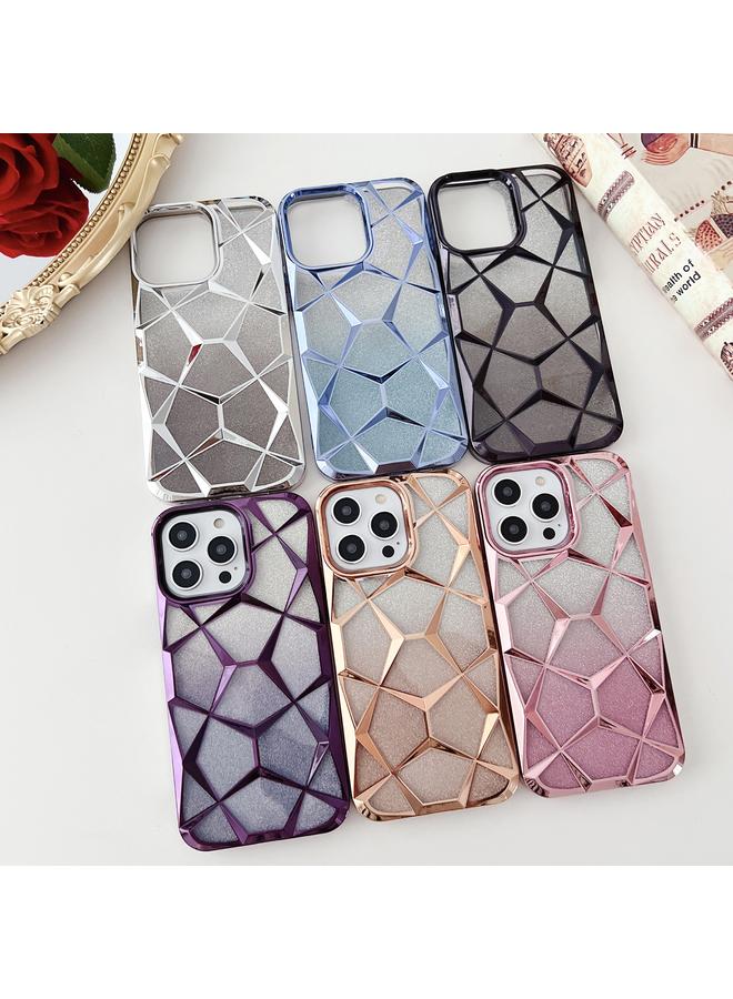Zaboon Case For iPhone 11 Gradient Glitter Water Cube Electroplating TPU Phone Case - Image 2