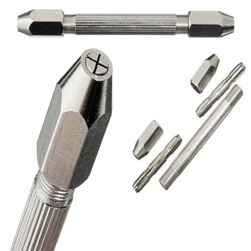 Diy Crafts CT-DIY-HI-47683 Work Car Repair Hexagon Twist Drill Swivel Head Pin Vise Home Office, # 4, Pack of 1 Pc (Multicolor) - Image 4