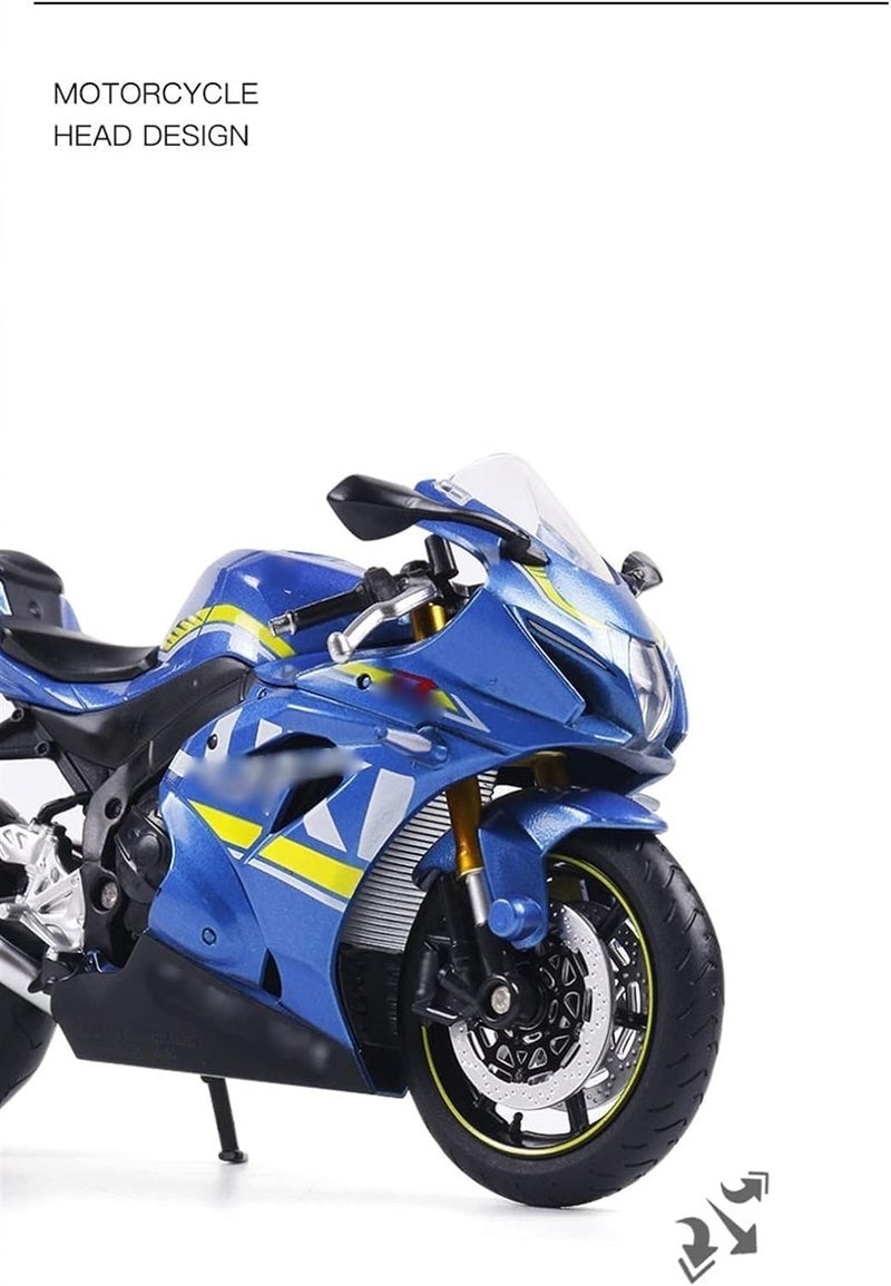 D-power - SUZUKI GSX-R1000 - Blue | Die-Cast Replica, Ultimate Collector's Item, Limited Edition | Size - 1:12, For Kids 3+ - Image 4