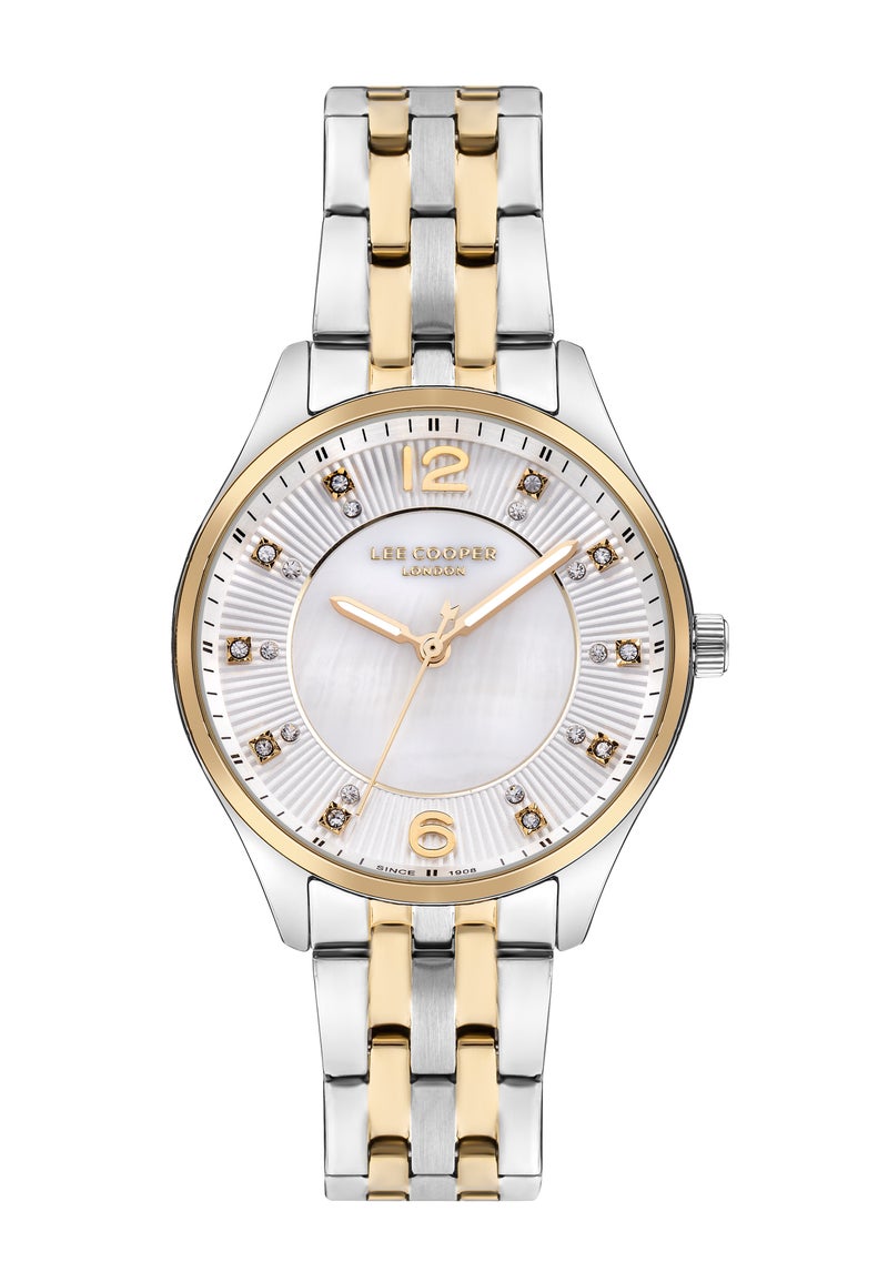 LEE COOPER Women’s Analog White MOP Dial Watch – LC07832.220 - Image 1