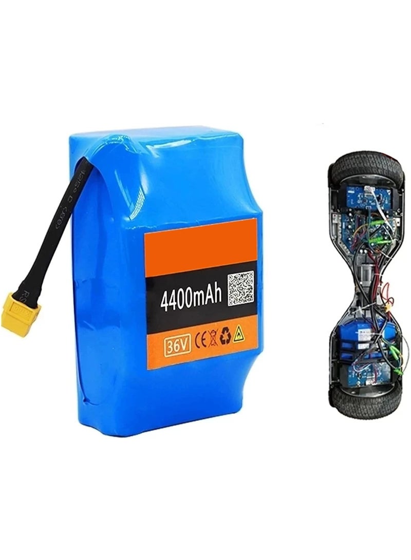 TIGER 36V 4.4Ah Lithium Battery - Electric Scooter Spare Power with XT60 Plug, 10S2P 4400mAh Battery Pack for Balancing Electric Twist Car & Backup Power - Image 1