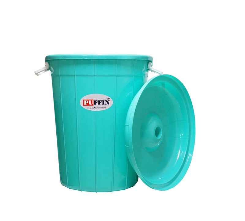 PUFFIN Multipurpose Plastic Storage-Bucket Drum Manual-Lift(1, 80 Litre) - Image 2