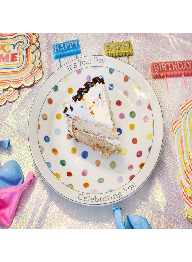 Darware Decorative Birthday Plate, Special Occasion It’s Your Day Ceramic Gift Plate for Birthdays, Anniversaries, Weddings, and More - Image 4