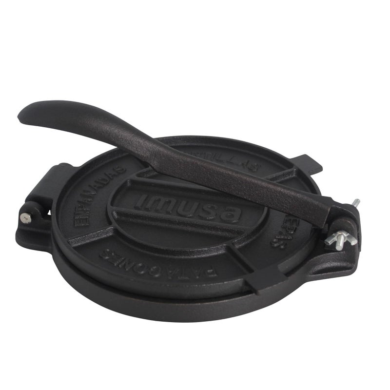 IMUSA USA Tortilla Press, 8" DS, Black - Image 1