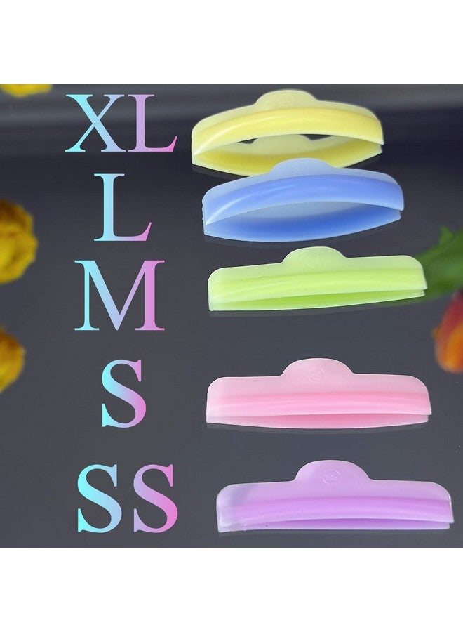 ICONSIAM Silicone Lash Lift Pads Mix Color Eyelash Lift Shield Ultra Lifting Curl Result Eyelash Perm Rods 5 Size Lash Lift Pad Rainbow Korean Eyelash Lifting Guards Easier Lash Lifts Tool - Image 2