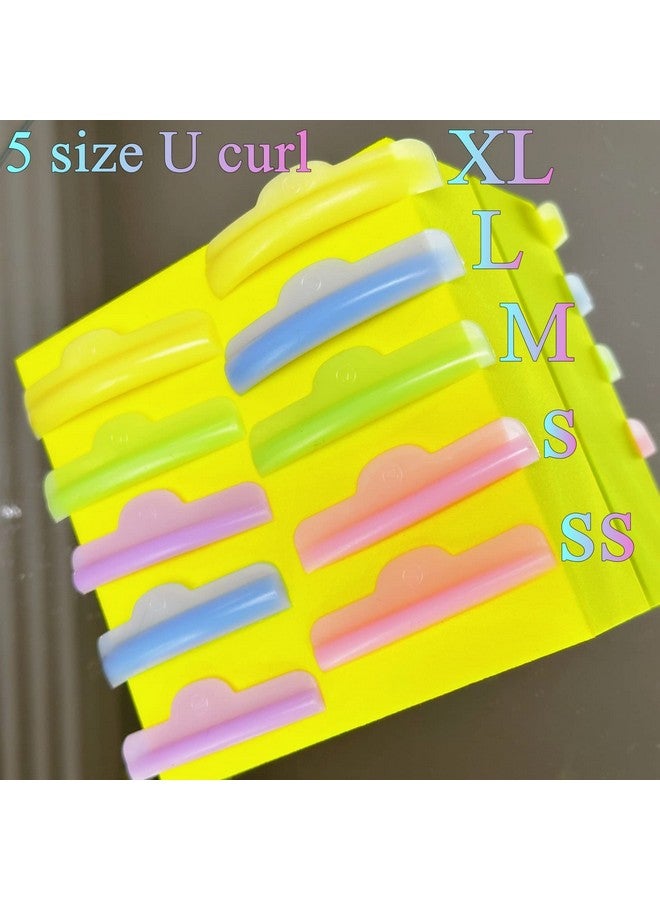 ICONSIAM Silicone Lash Lift Pads Mix Color Eyelash Lift Shield Ultra Lifting Curl Result Eyelash Perm Rods 5 Size Lash Lift Pad Rainbow Korean Eyelash Lifting Guards Easier Lash Lifts Tool - Image 3