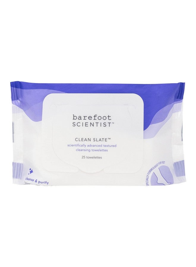 Barefoot Scientist Clean Slate Textured Cleansing Towelettes, Extra-Large, Extra-Strong Foot Disinfecting Wipes - Image 1