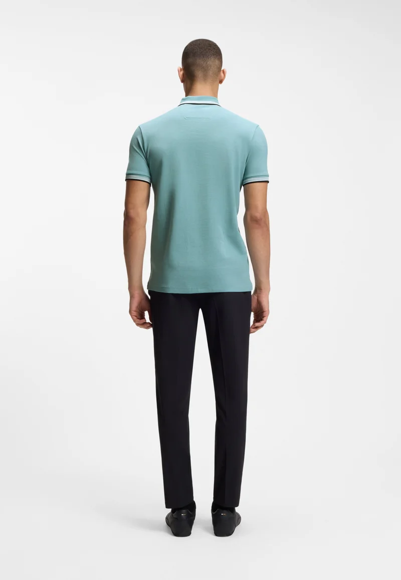 بوس Paddy polo shirt in cotton piqué
