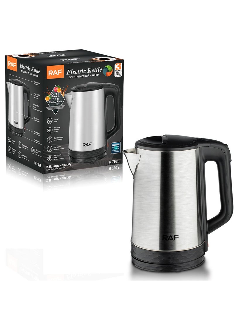 2.3L European Standard Stainless Steel Liner Electric Kettle Quick Boiler - pzsku/Z8CFA2A18B73E1A9C1E60Z/45/_/1733210461/85f8a9a0-5177-416e-8886-3b33e474b671