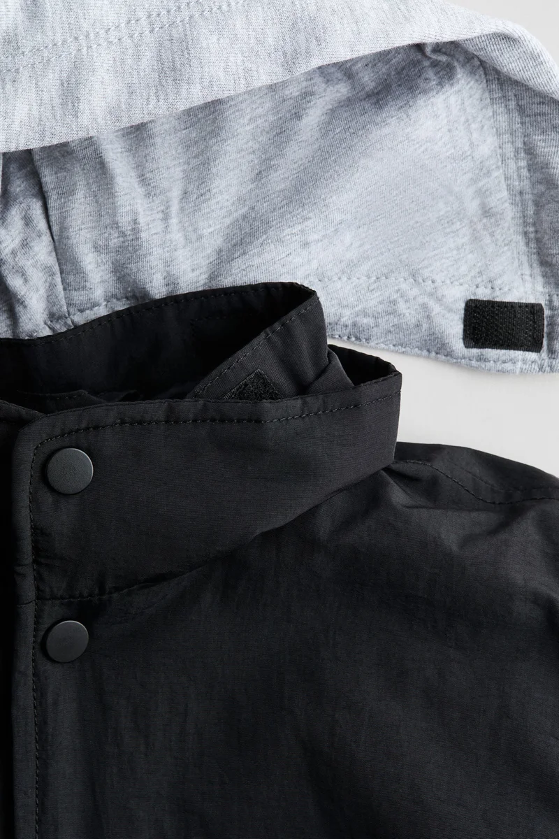 اتش اند ام جاكيت بومبر بغطاء رأس