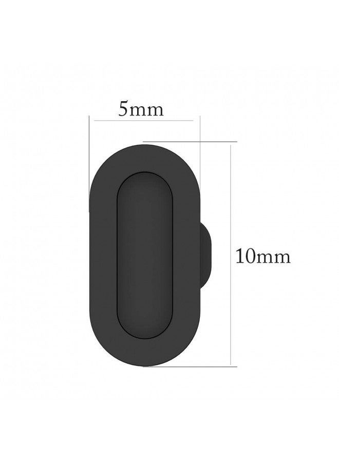 HJYuan 10 Pack Dust Plug Compatible with Garmin Fenix 7/7S/7X/ 5/5S/5X/6/6S/6X/6 Pro/6S Pro/6X Pro/Forerunner 935/Vivoactive 3/4/Venu,Silicone Charger Port Protector Anti Dust Plugs Caps Cover (Black)  - Image 4