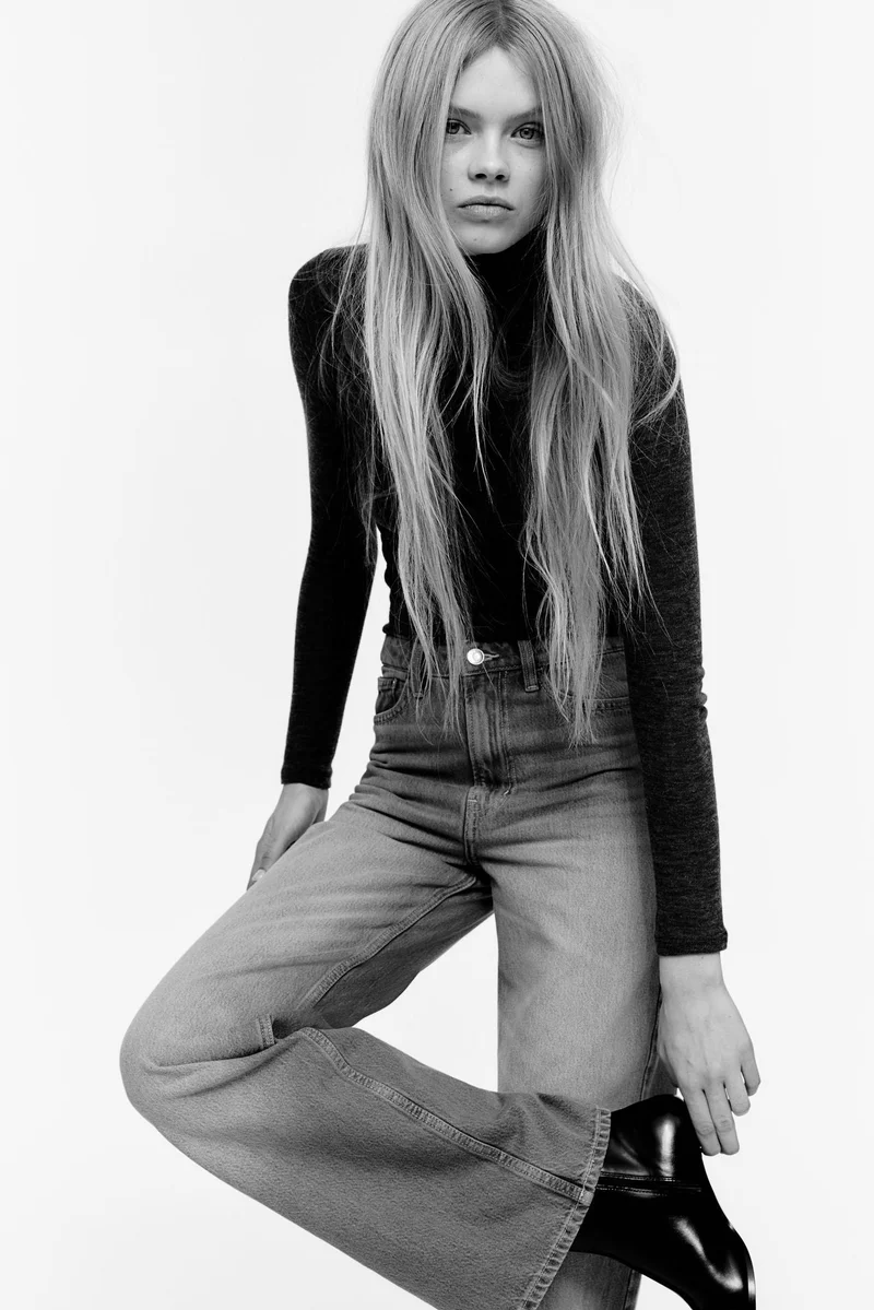 H&M Wide Ultra High Jeans