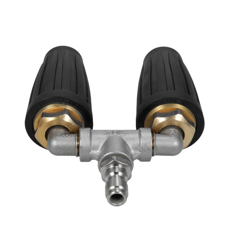 Turbo Nozzle Pressure Washer: 4000 PSI 1/4" Quick Connect, Dual Rotating Nozzles, Durable Corrosion-resistant - High Performance Turbo Nozzle for Home Outdoor Vehicle Surface Cleaning - Image 4