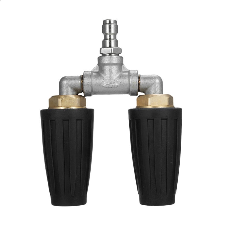 Turbo Nozzle Pressure Washer: 4000 PSI 1/4" Quick Connect, Dual Rotating Nozzles, Durable Corrosion-resistant - High Performance Turbo Nozzle for Home Outdoor Vehicle Surface Cleaning - Image 1