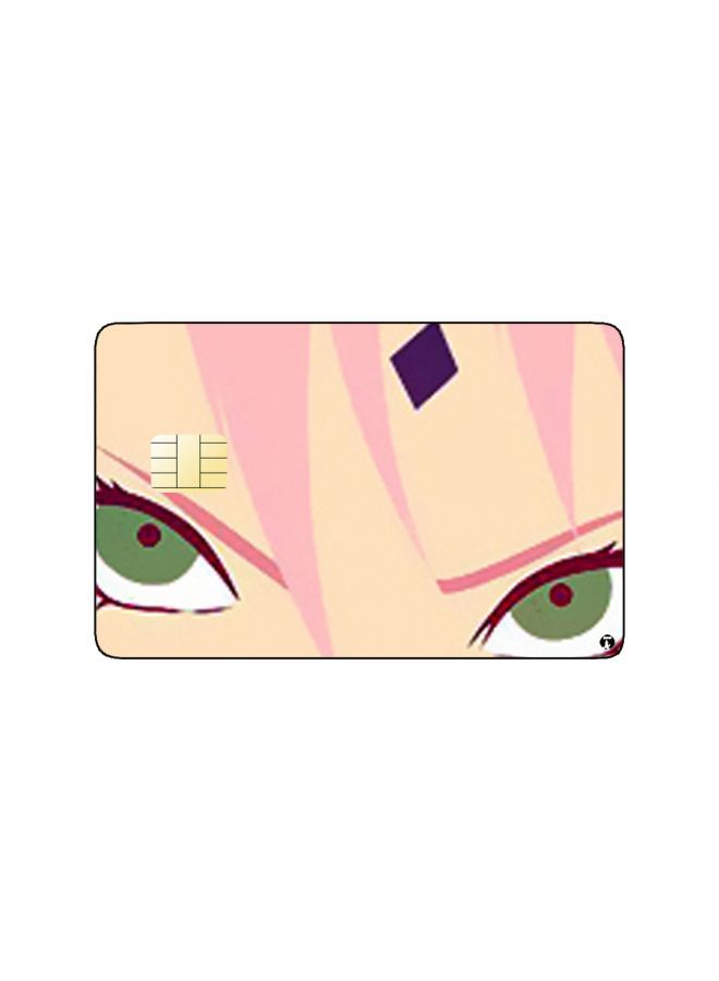 RKN PRINTED BANK CARD STICKER Sakura From Naruto Anime - Image 2