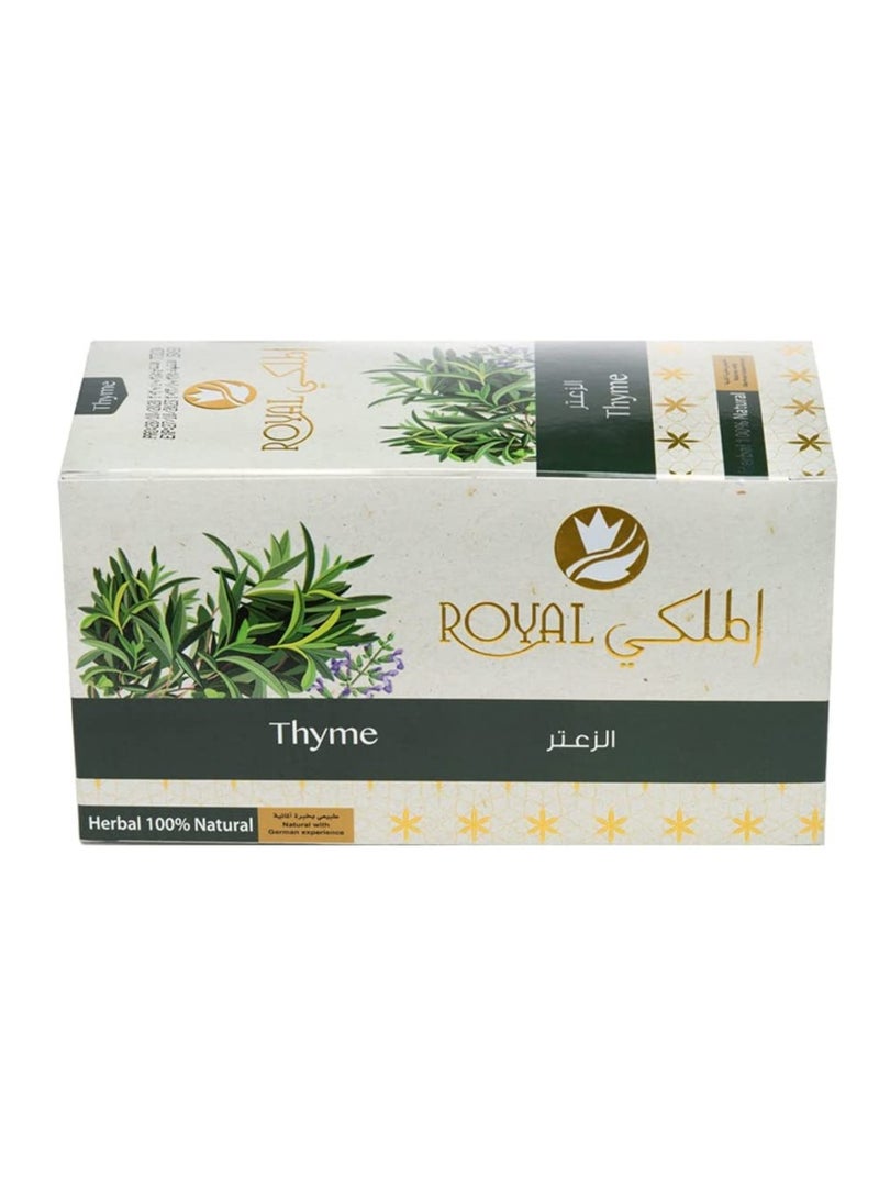 Al Malaky Royal شاي الزعتر الطبيعي العشبي 20 كيس - Image 2