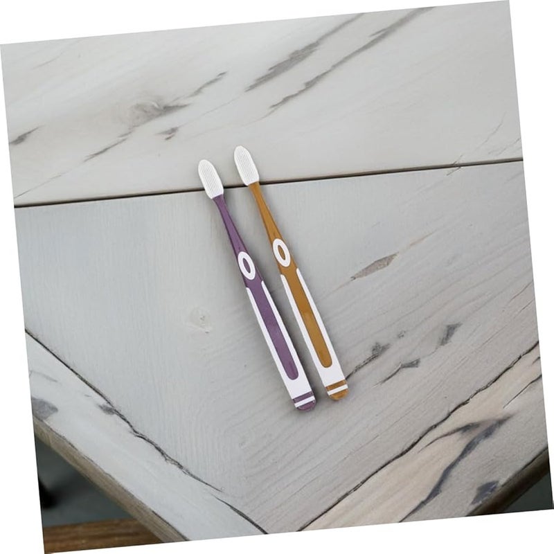 8 Pcs Gentle Gums Toothbrush Set for Sensitive Mouths with 4 Replacement Heads Travel Friendly - Image 5