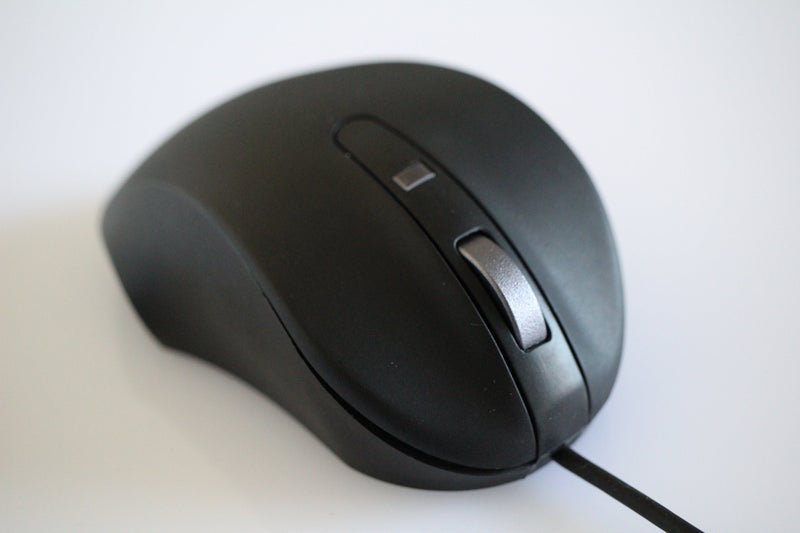 Matias Wired USB-C Mouse, Black PBT, Comfortable Grip M20CBB - Image 2