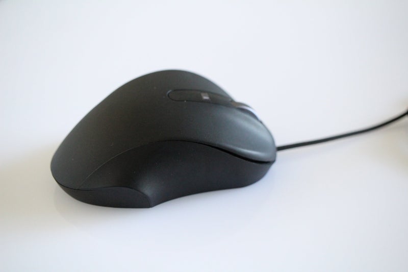 Matias Wired USB-C Mouse, Black PBT, Comfortable Grip M20CBB - Image 3