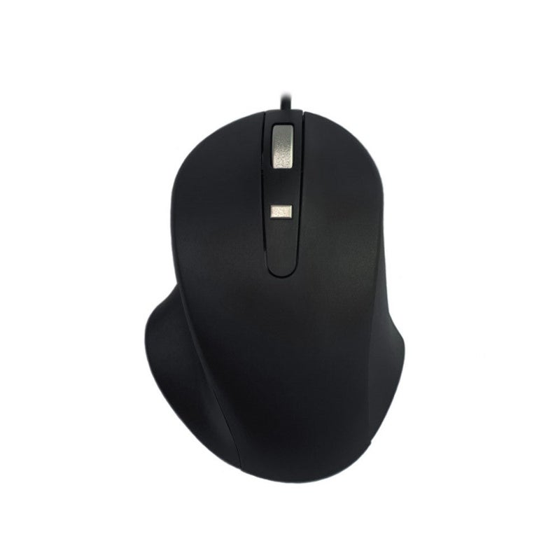 Matias Wired USB-C Mouse, Black PBT, Comfortable Grip M20CBB - Image 1