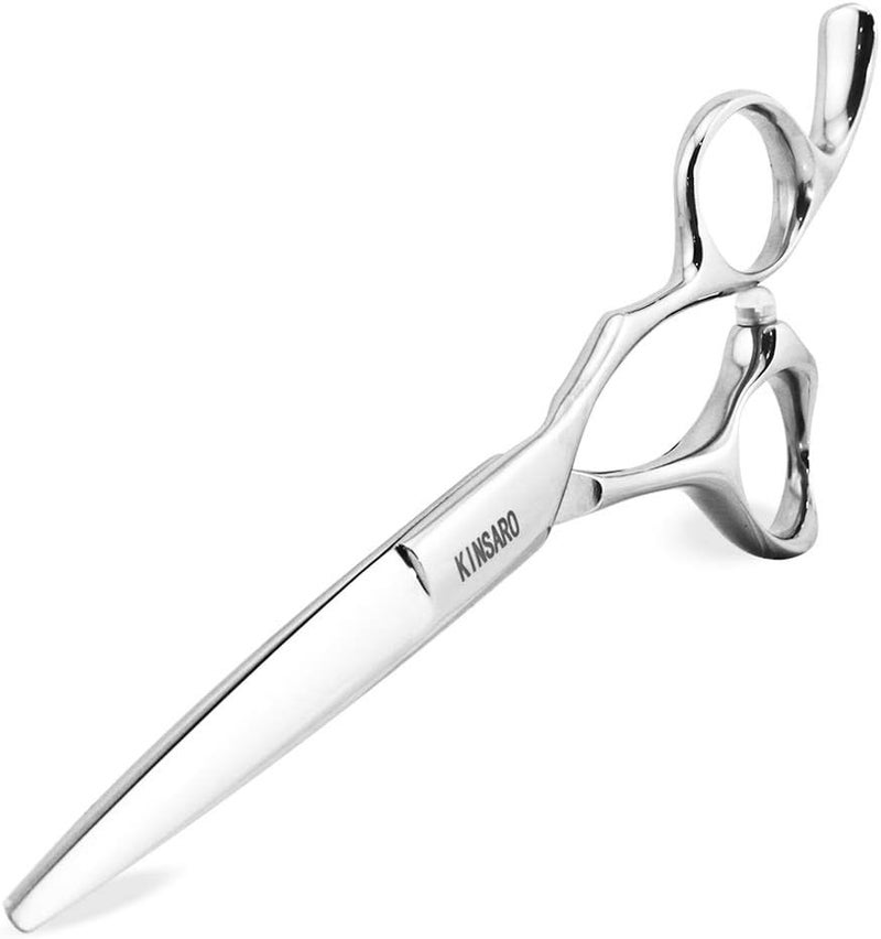 55 Professional Hair Scissors Barber Scissors Haircut Scissors Hair Cutting Scissors Hairdresser Scissors 440C Hair Shears Blind Hole Convex Edge KINSARO