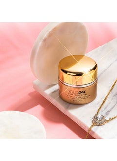 GLO24K UNLEASH THE POWER OF GOLD Glo24K Hydrating And Lifting Mask With 24K Gold Aloe Vera Peptides And Vitamins. For Hydration Boost And Lifting Effect That Generates A Glowing Radiant Complexion And Silkysmooth Skin.  - Image 3
