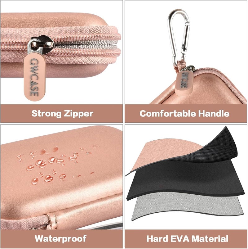 GWCASE Hard Case Compatible with SanDisk 1TB 2TB 4TB 500GB 8TB Extreme Portable SSD - Up to 1050MB/s - USB-C, USB 3.2 Gen 2 - SDSSDE61-2T00-G25M External Solid State Hard Drive Storage Holde-Pink (Box Only) - Image 3