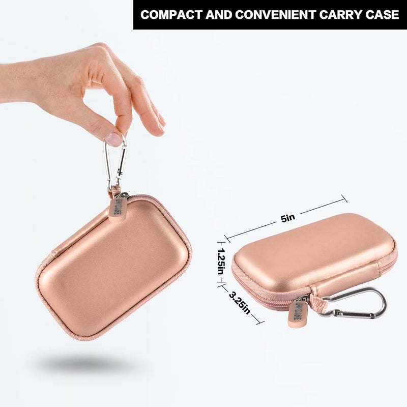 GWCASE Hard Case Compatible with SanDisk 1TB 2TB 4TB 500GB 8TB Extreme Portable SSD - Up to 1050MB/s - USB-C, USB 3.2 Gen 2 - SDSSDE61-2T00-G25M External Solid State Hard Drive Storage Holde-Pink (Box Only) - Image 4