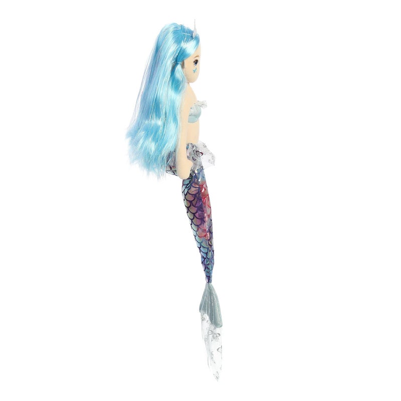 Aurora Enchanting Sea Sparkles Cheekys Butterfly Stuffed Doll - Imaginative Play - Magical Companions - Blue 18 Inches - Image 3