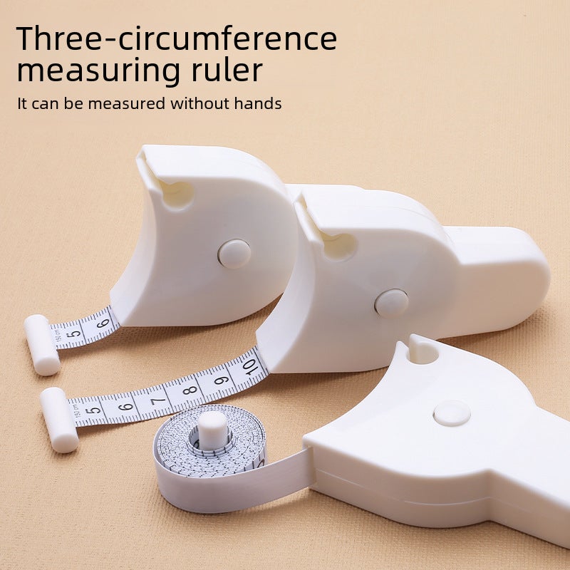 Wholesale Y-shaped Retractable Measuring Tape for Body White 