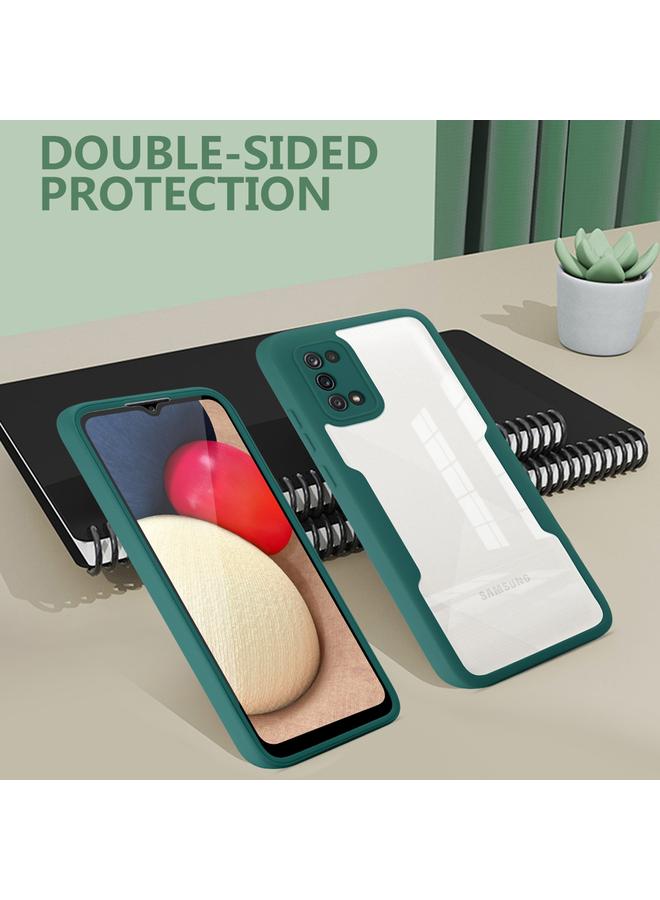 اس-توب جراب لهاتف Samsung Galaxy A02s مصنوع من الأكريليك + TPU بتغطية كاملة 360 درجة - Image 3