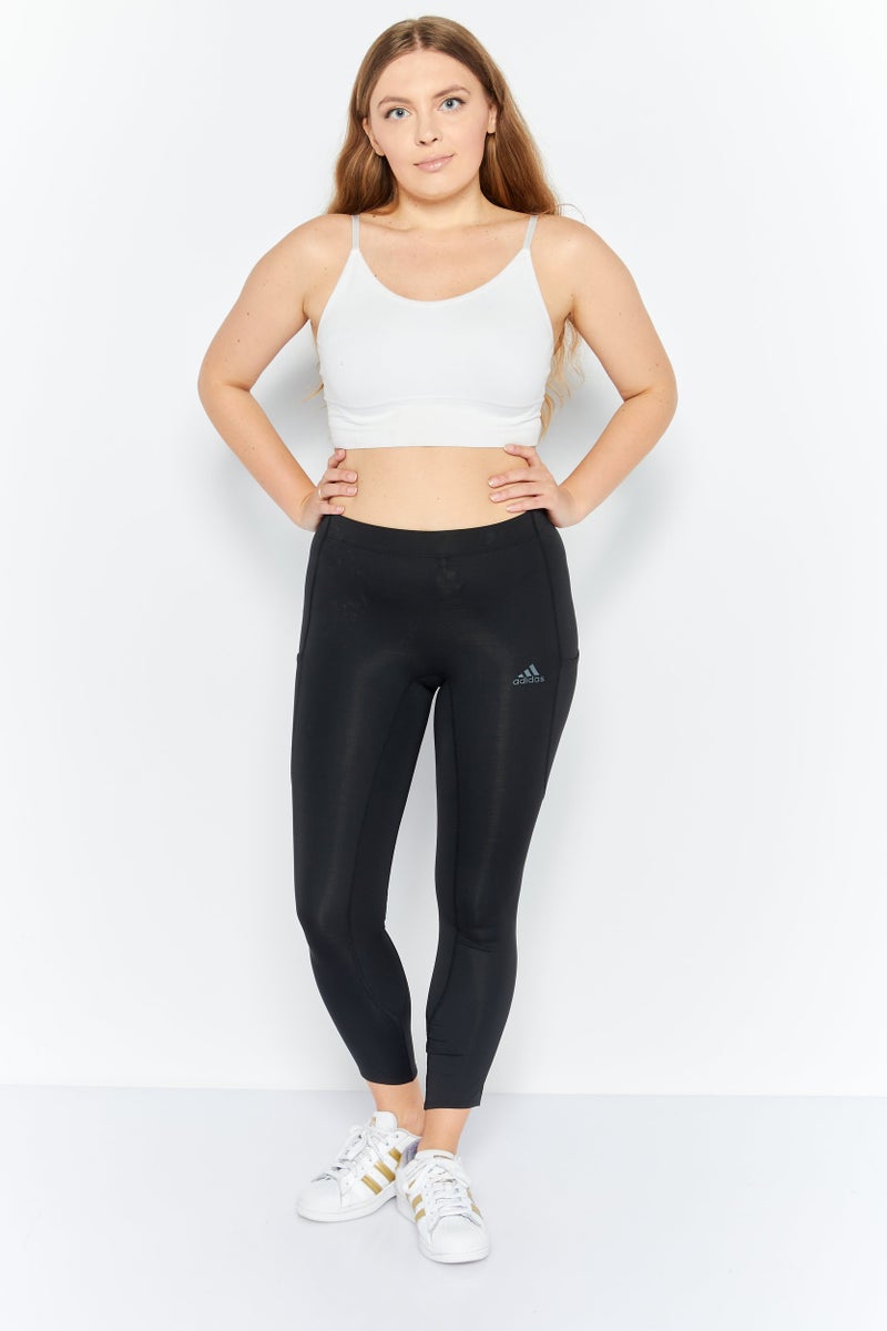 Adidas Women Tight Fit Running Leggings, Black  - Image 2